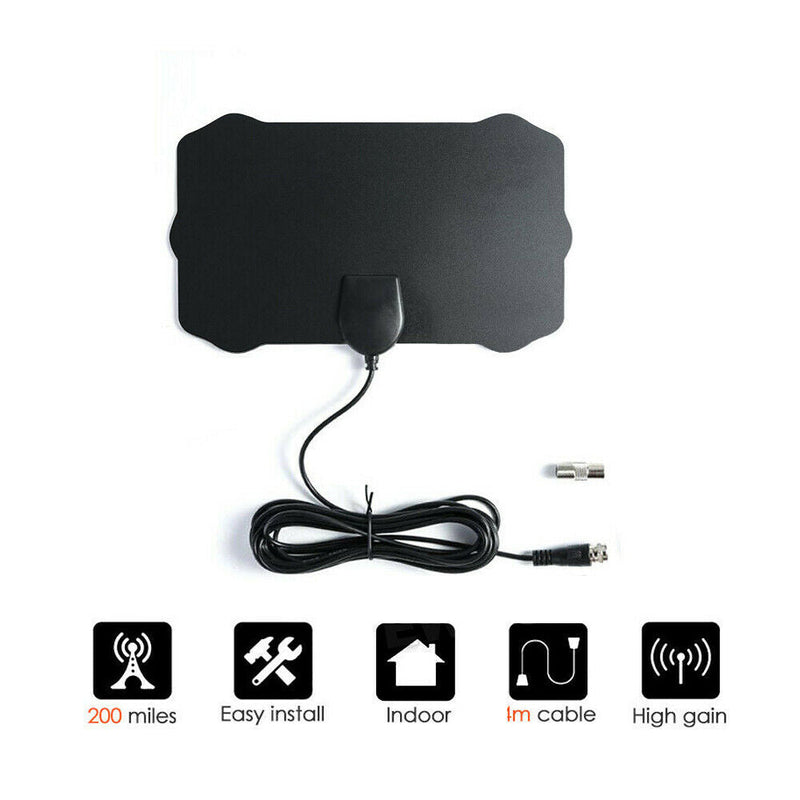 Free shipping- 200 Mile Range HD Digitel TV Antenna Receiver 4K