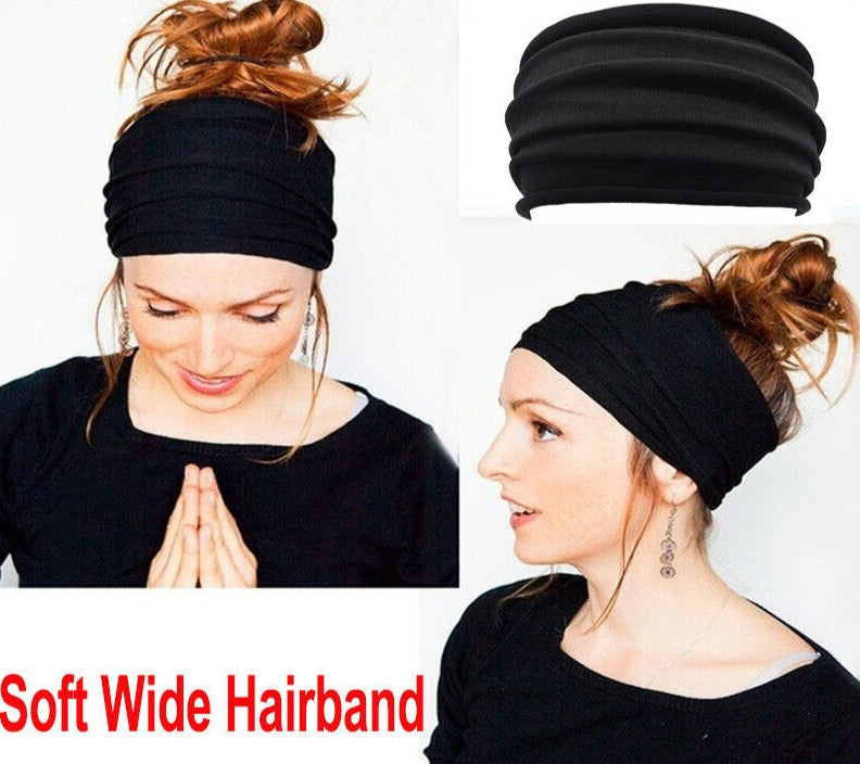 Free shipping- Running Soft Wide Hairband