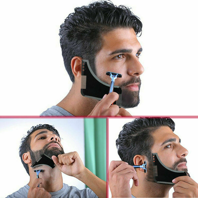 Free shipping-Beard Styling Shaping Stencil