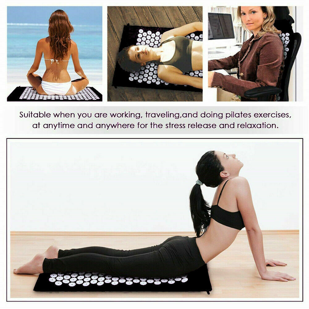 Yoga Massage Acupressure Shakti Sit Lying Soreness Relax Mat