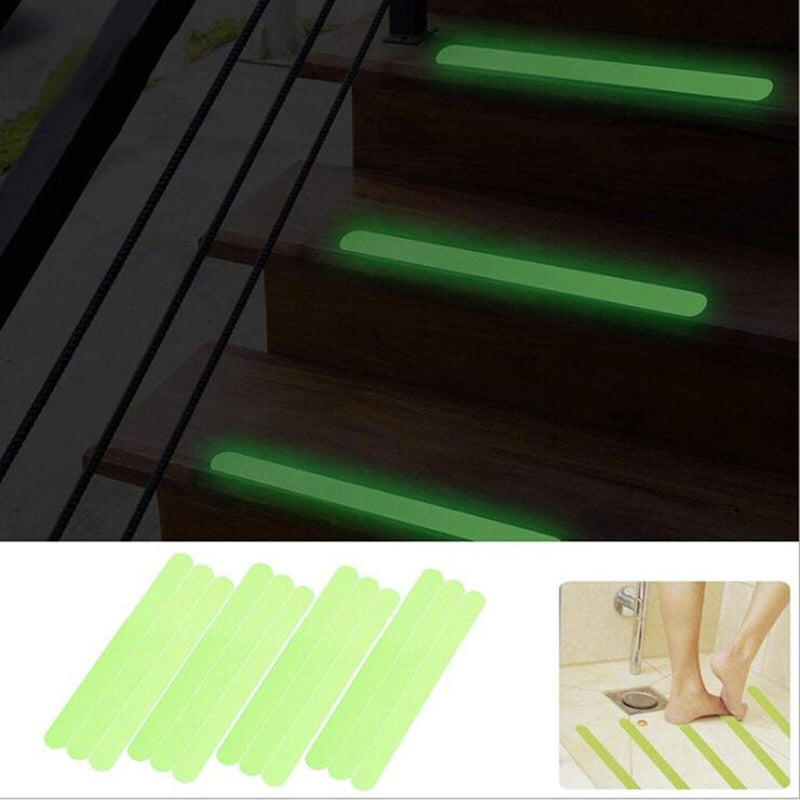 24PC Bathroom Anti-Slip Pad Fluorescent Basting Tape 1/4 Double Sided for Canvas