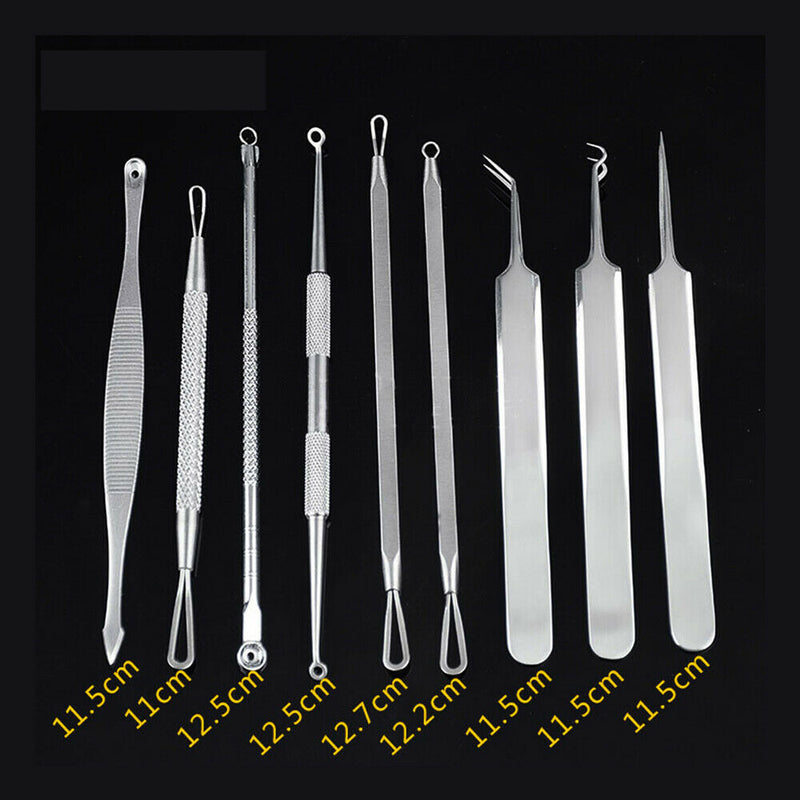 9pcs Set Blackhead Extractor