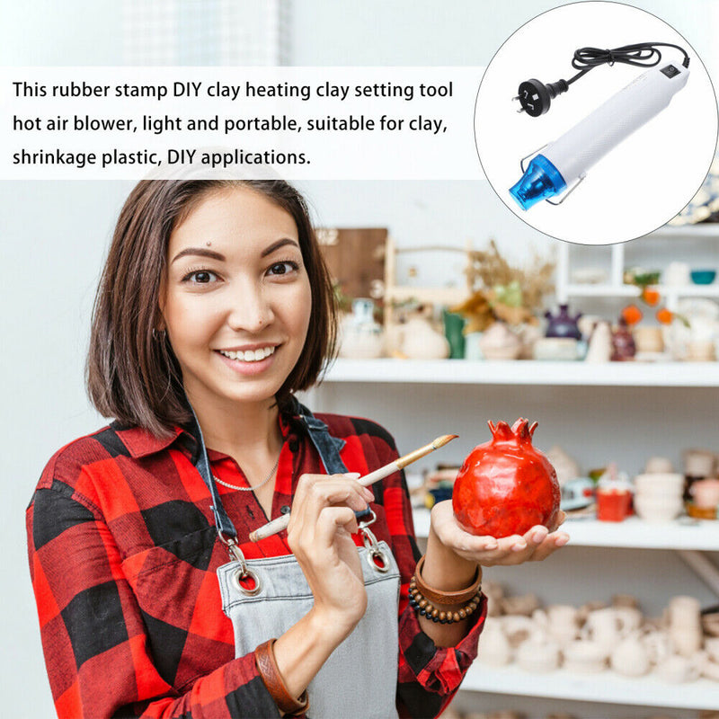 Free shipping- 300W Heat Gun Electric Hot Air Gun Kit Hot Wind Blower Tools DIY Portable