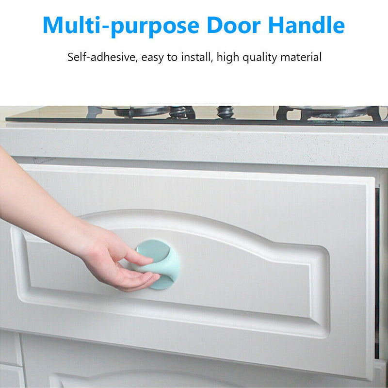 Free shipping- 6pcs Multi-purpose Self-adhesive Auxiliary Knobs Furniture Door Handle