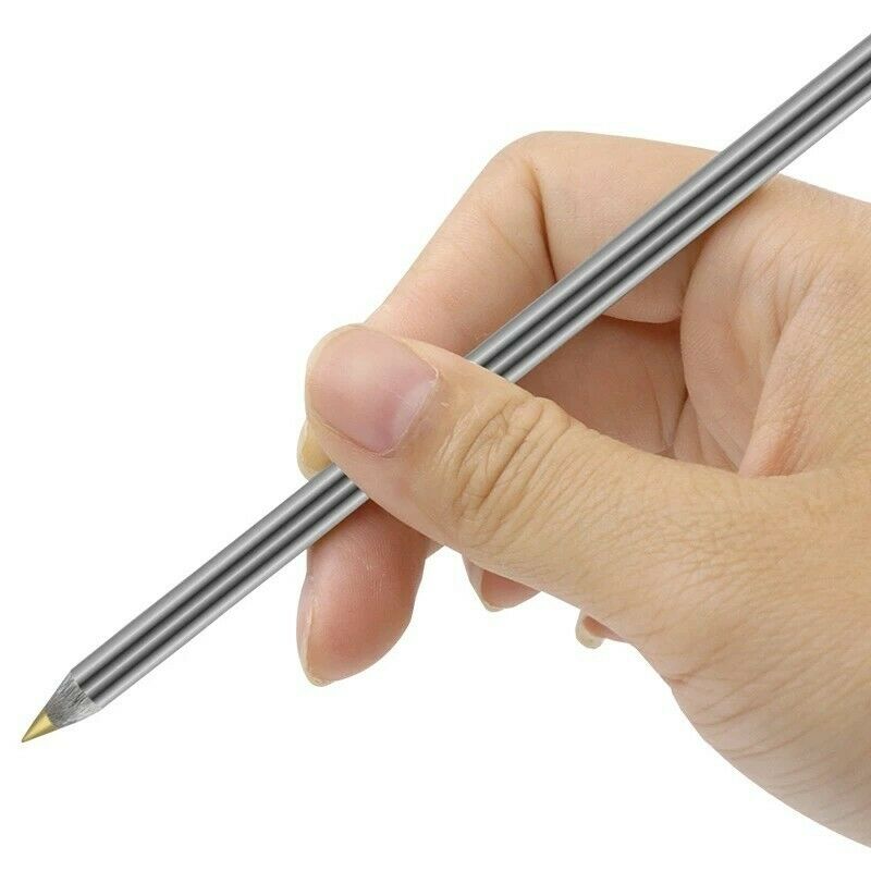Free shipping-2pcs Alloy Marking Pen Needle Single-Point Pen Type Silver Construction Marking Tools