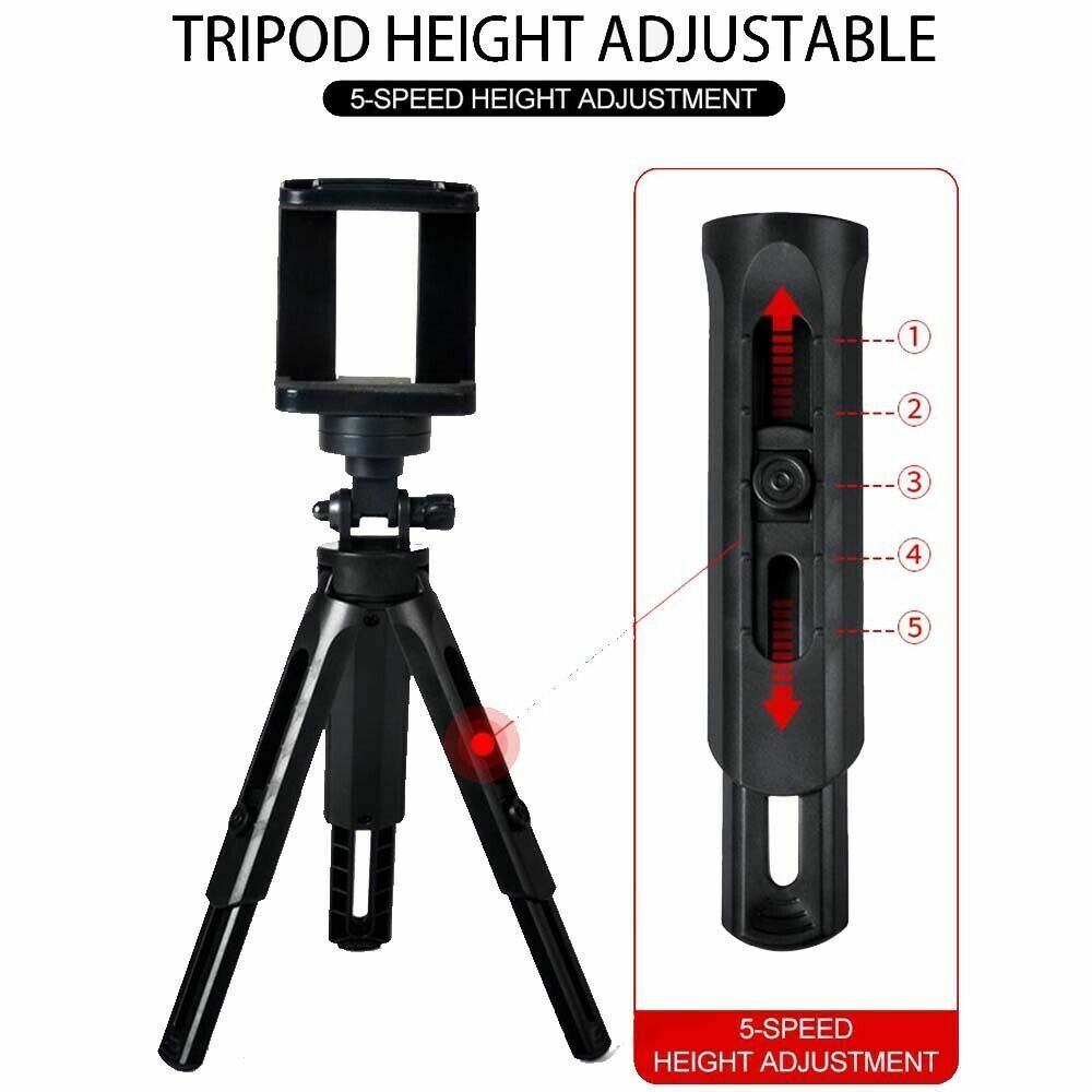 CLEARANCE- Universal 360° Rotation Extended Tripod Support Mount Holder for Mobile Phone