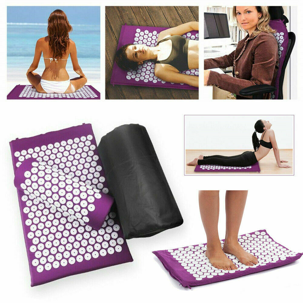 Yoga Massage Acupressure Shakti Sit Lying Soreness Relax Mat
