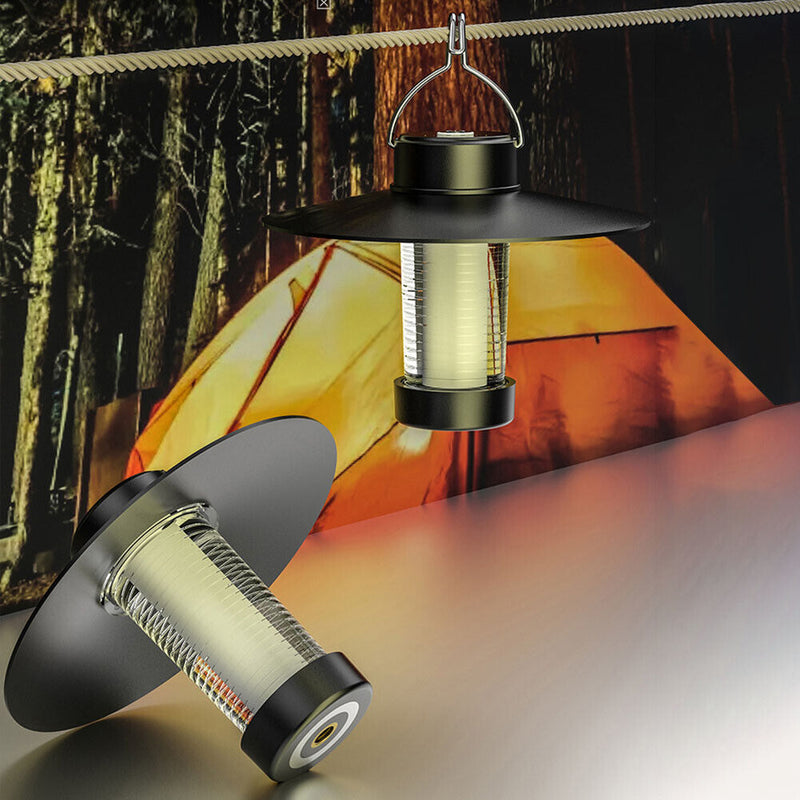 LED Camping Lamp Dimmable with Hook Garden Decor Lamp for Outdoor Equipment