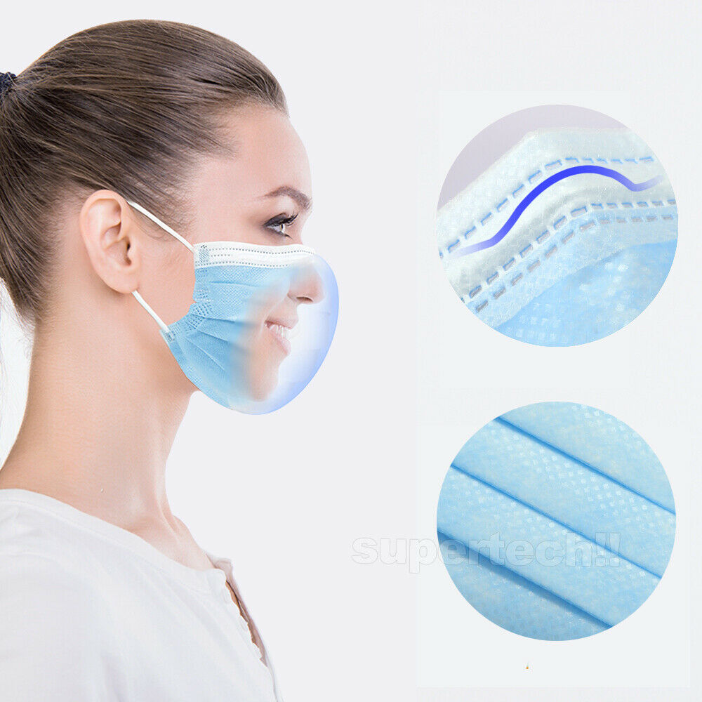 Free shipping-50PC/100PC 3 Layers Disposable Medical Face Mask