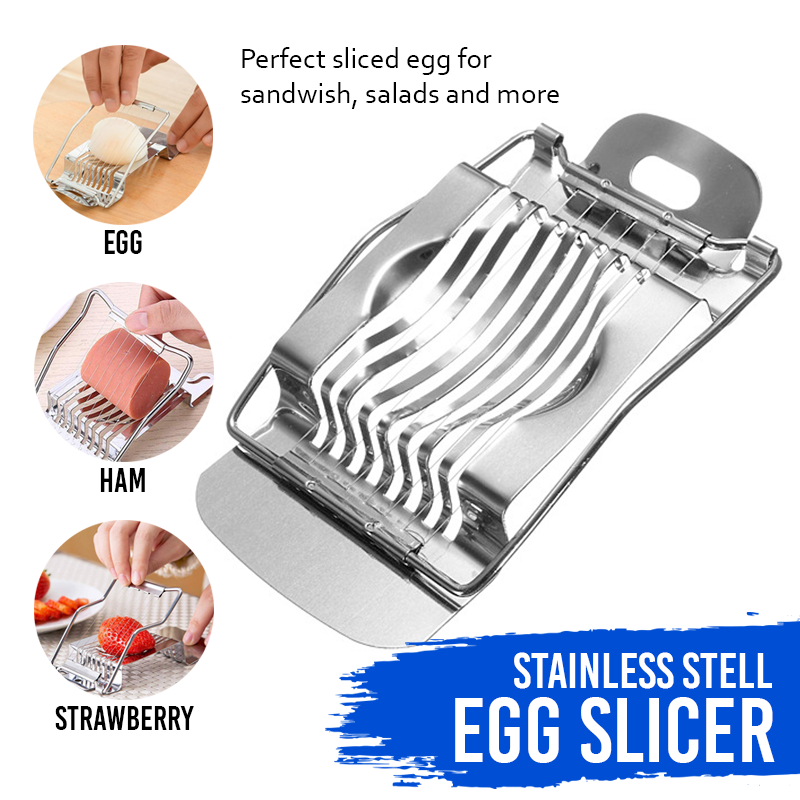 Stainless Steel Boiled Egg Slice Cutter