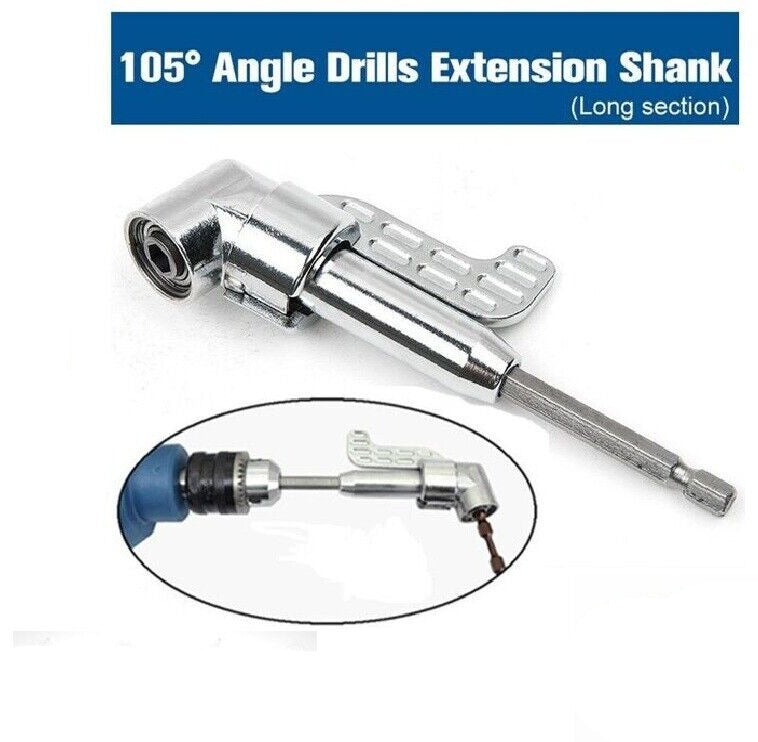 105 Degree Corner Electric Drill Screwdriver Bit Angle Head Extension Hand Tool