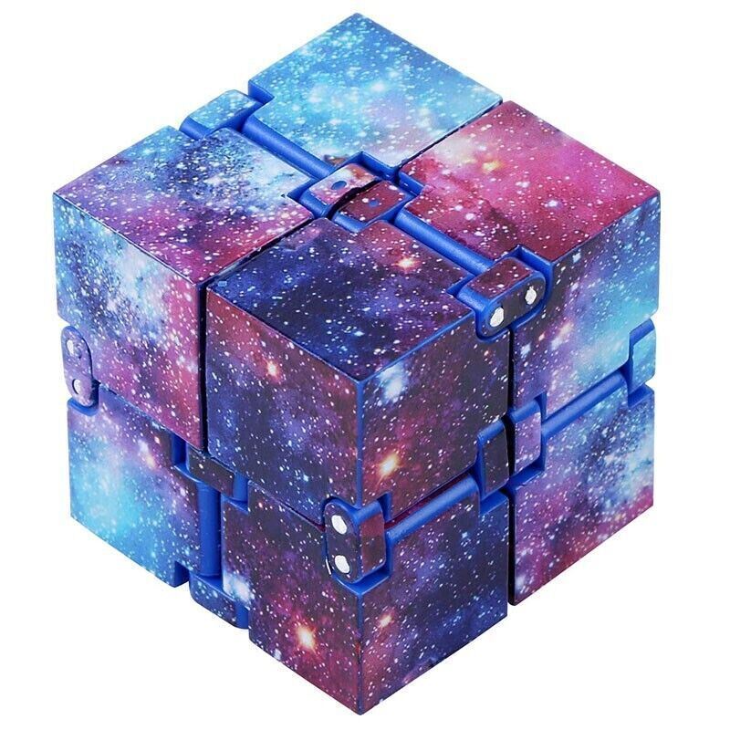 Mini Cube Galaxy Infinity Fidget Toy Anxiety Relief Educational Stress Relief