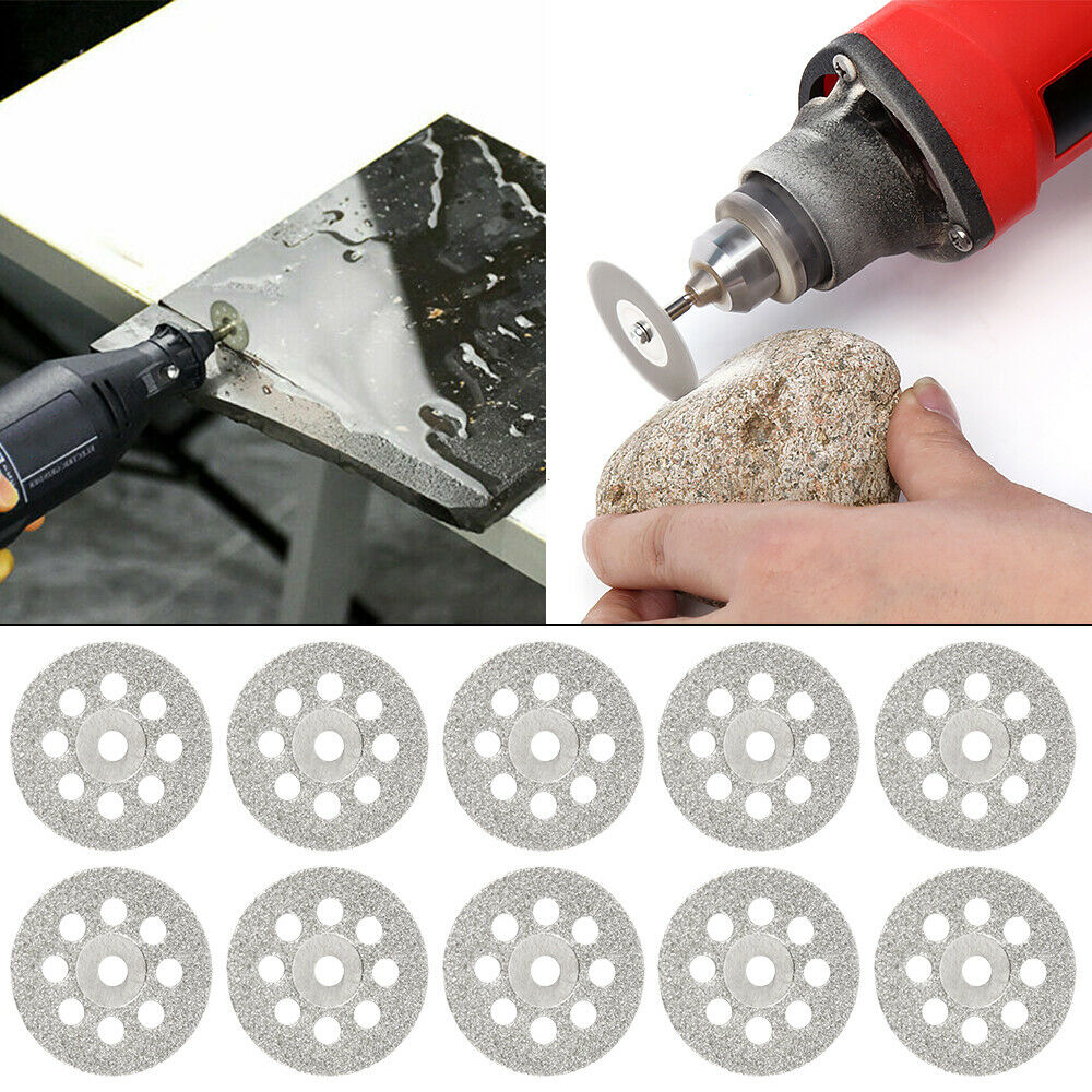 41Pcs Mini Diamond Cutting Discs Wheel Saw Blades Grind For Dremel Rotary Tool