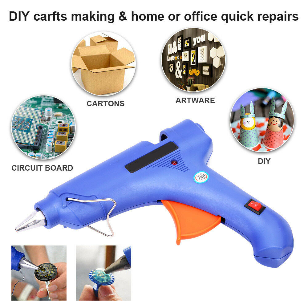 CLEARANCE- Heavy Duty 150W Hot Melt Glue Gun Electric Heating Craft with Cigarette Lighter Plug
