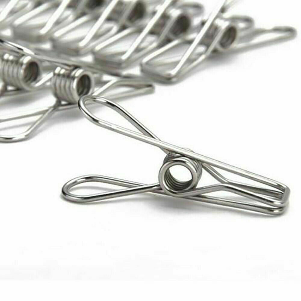 20PC-100PC Stainless Pegs Hanging Clips