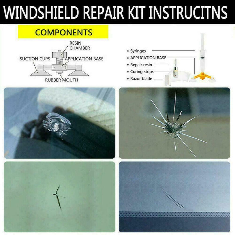 Free Shipping- Windscreen Cracks Repair Kit