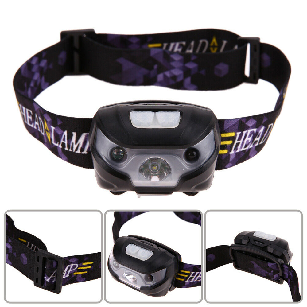 Free Shipping - Waterproof Head Torch LED Headlamp Flashlight USB Rechargeable Camping Fish CREE