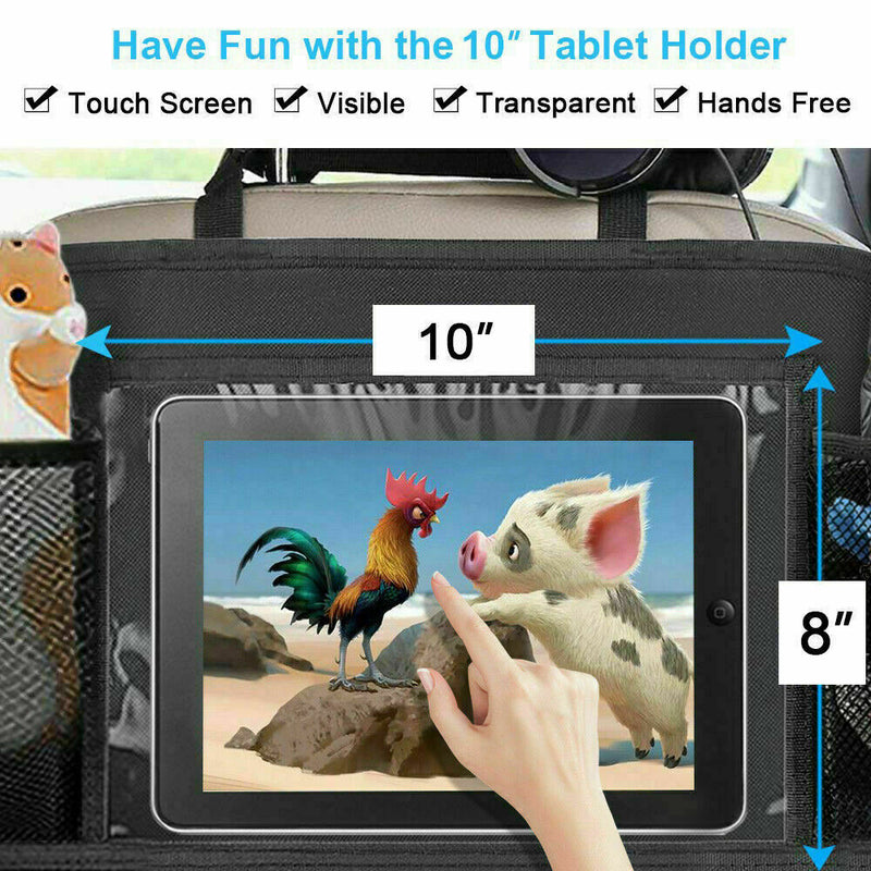 Free shipping- Car Back Seat Organiser Travel Storage Bag Organizer iPad Holder Pocket