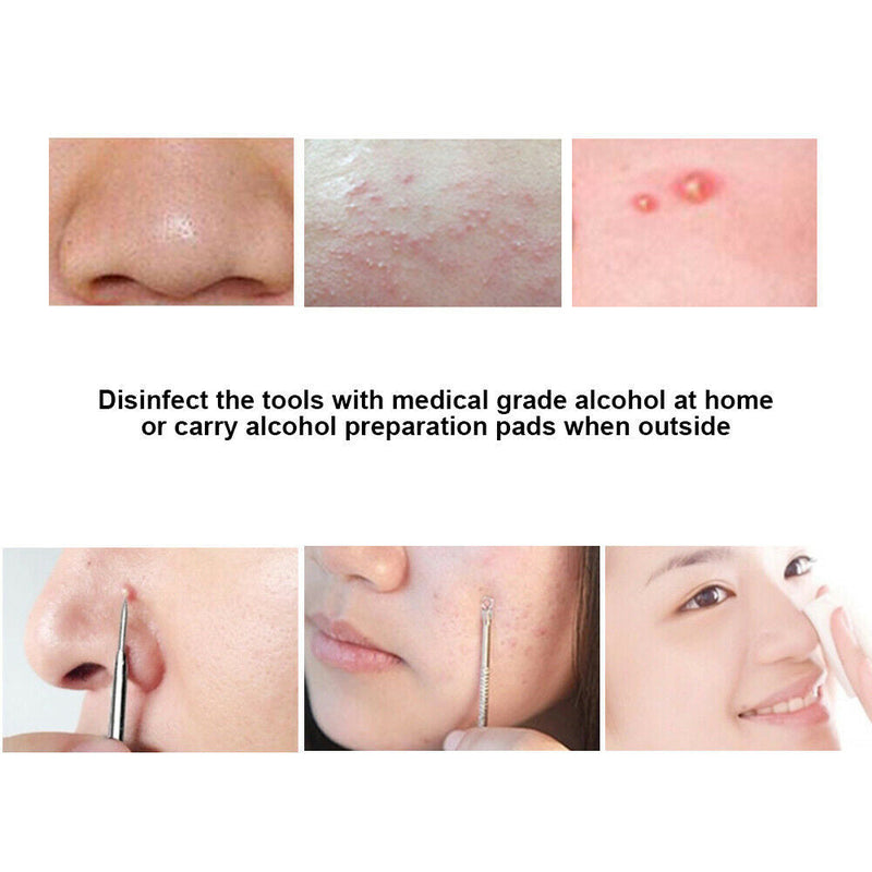 9pcs Set Blackhead Extractor