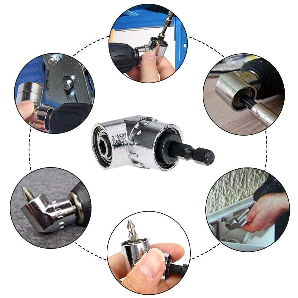 105 Degree Screw Right Angle Drill Flexible Shaft Bits Screwdriver Bit
