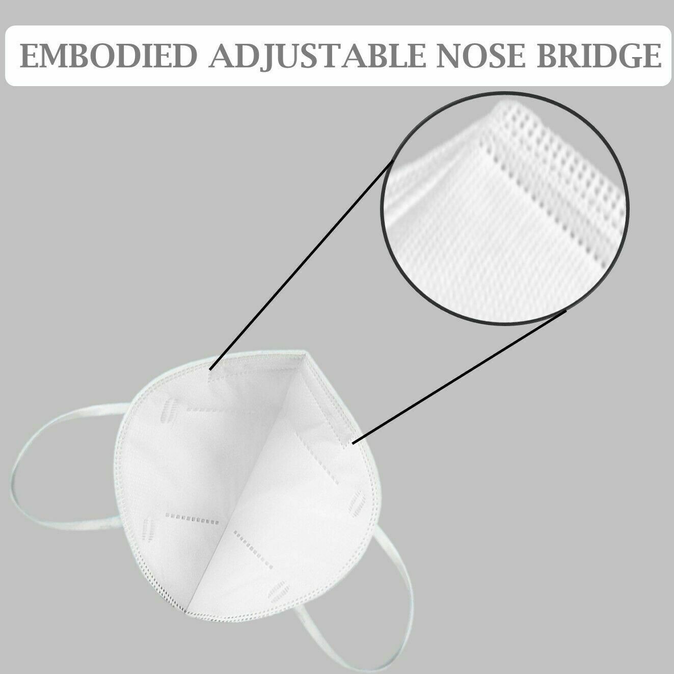 CLEARANCE- 10PCS KN95 5 Layer Melt-blown Face Masks Certified