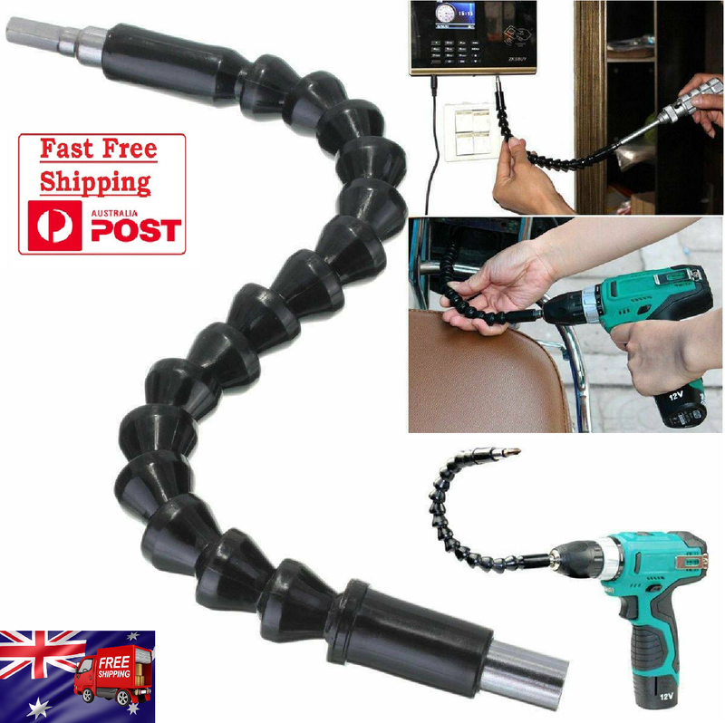 Free shipping- 30CM Flexible Drill Bit Extension Shaft Right Extension and Bit Bits Connecting