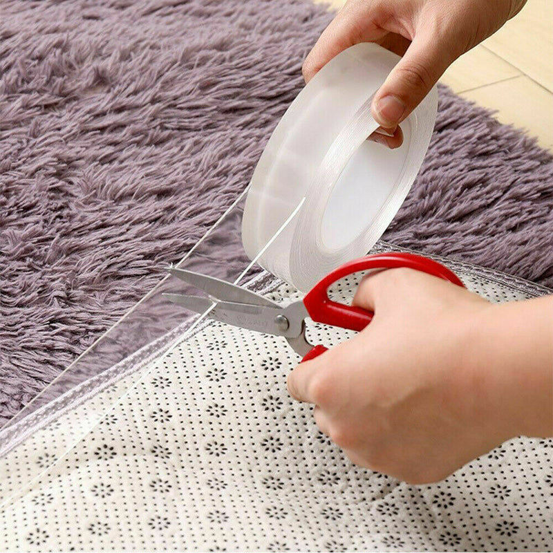 Free shipping- 5M/3M/2M/1M Double-Sided Invisible Anti-Slip Nano Magic Tape