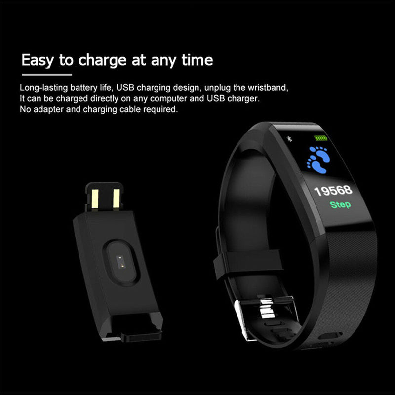 Free shipping- Heart Rate Sleep Monitor Bluetooth Smart Bracelet