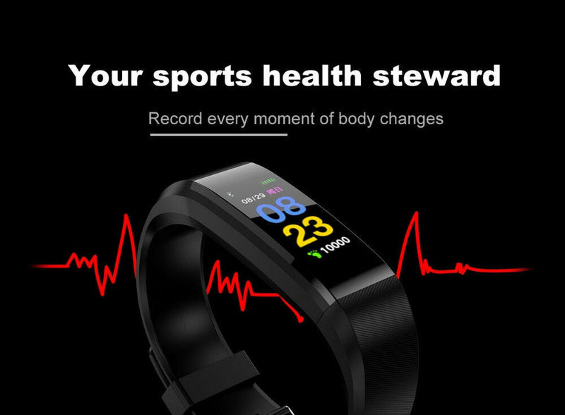 Free shipping- Heart Rate Sleep Monitor Bluetooth Smart Bracelet
