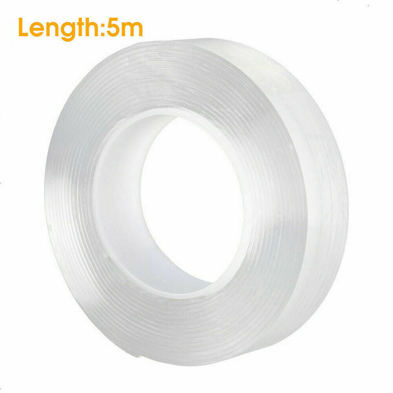 Free shipping- 5M/3M/2M/1M Double-Sided Invisible Anti-Slip Nano Magic Tape