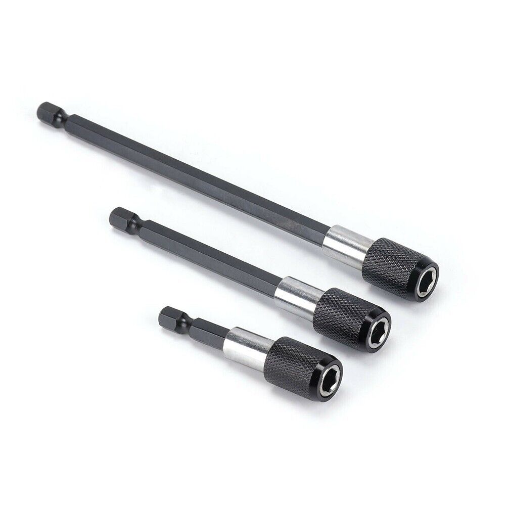 Screw Rotating Extender 3pcs Hex Self Locking Extension Extender 60 100 & 150mm Magnetic Shaft