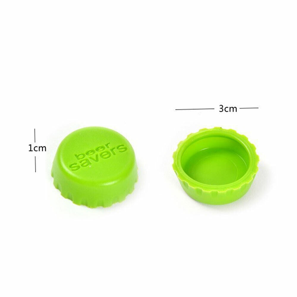 6pcs Silicone Bottle Cap Cover Lid Stopper Cork Wine Glass Beer Saver Capsule Fresh