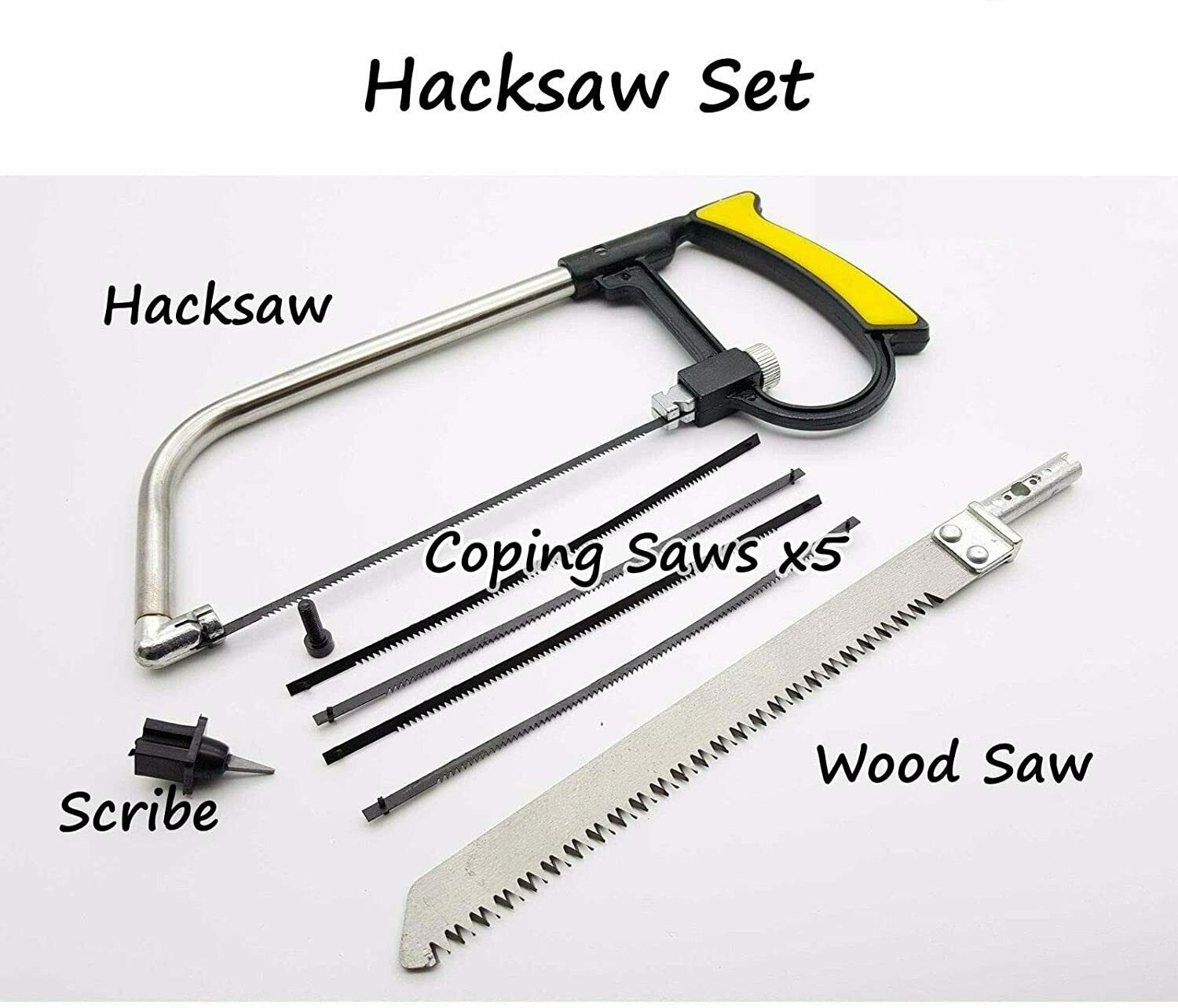 Magic Saw Set 3 Way Blade Cutting Tools DIY Builder Starter Kit Assorted Blades