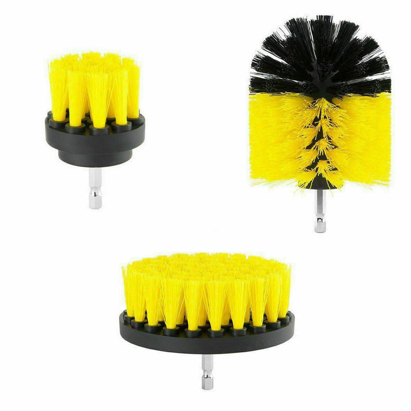 3pcs Scrubber Grout Cleaning Drill Brush Tool Kit