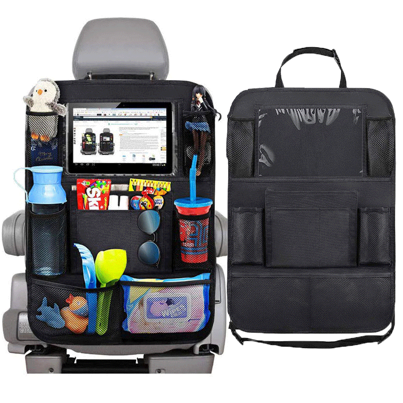 Free shipping- Car Back Seat Organiser Travel Storage Bag Organizer iPad Holder Pocket