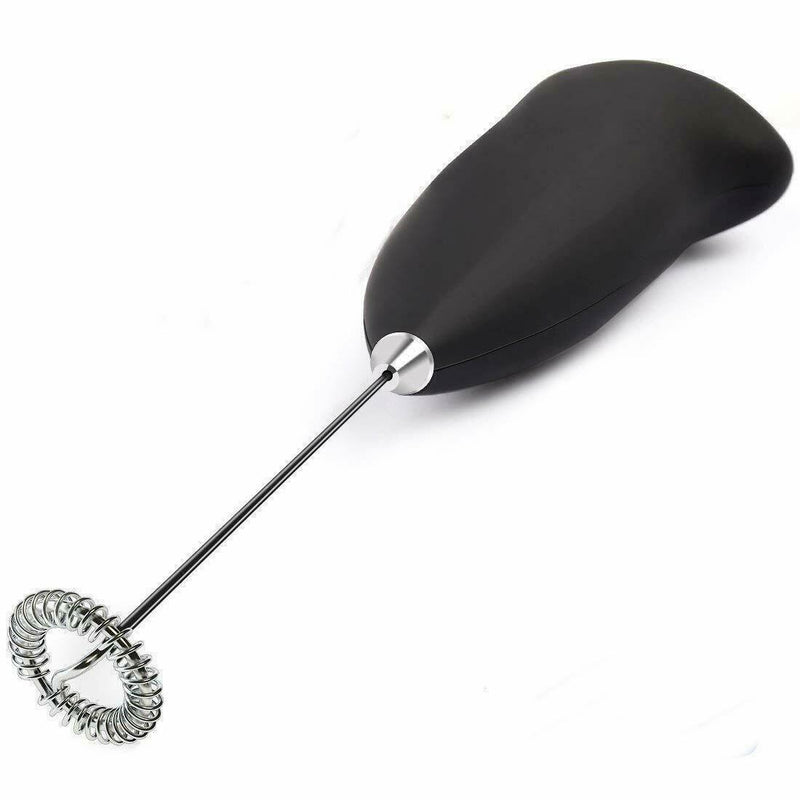 Free shipping- Electric Handheld Milk Frother Coffee Foam Maker Battery Powered Stainless Steel