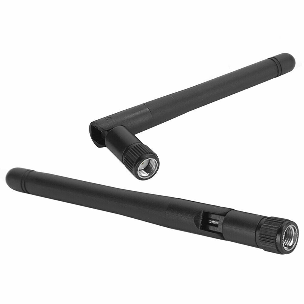 2PC New Dual Band 2.4 Ghz RP-SMA High Gain Antenna Router WiFi Wireles