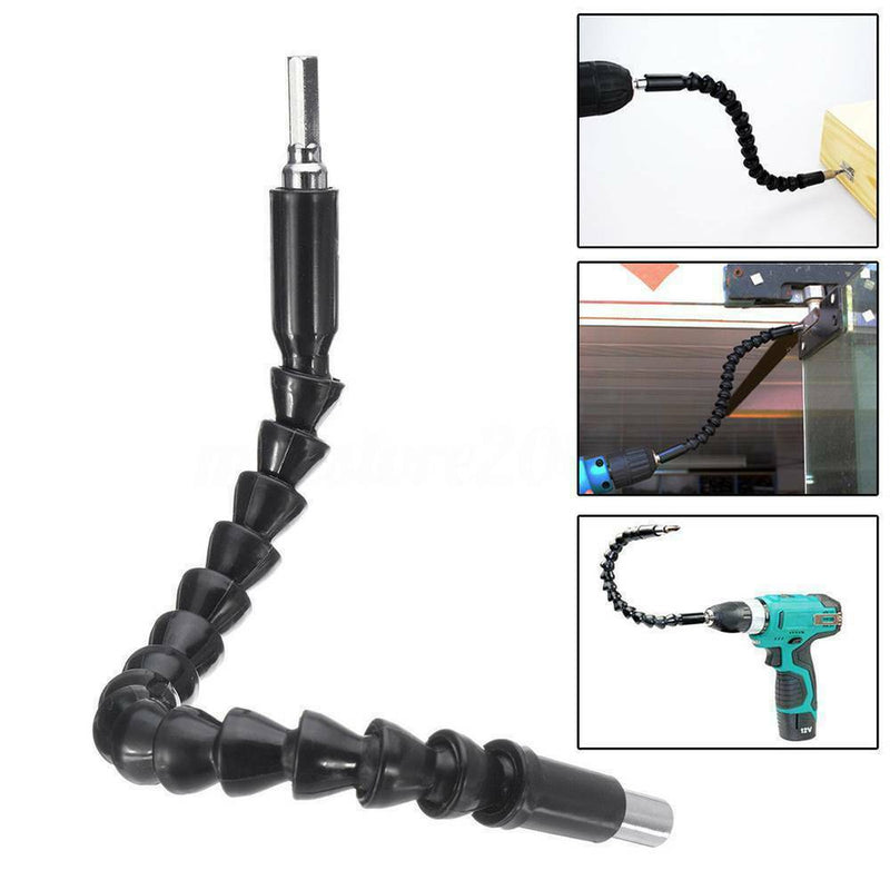 Free shipping- 30CM Flexible Drill Bit Extension Shaft Right Extension and Bit Bits Connecting