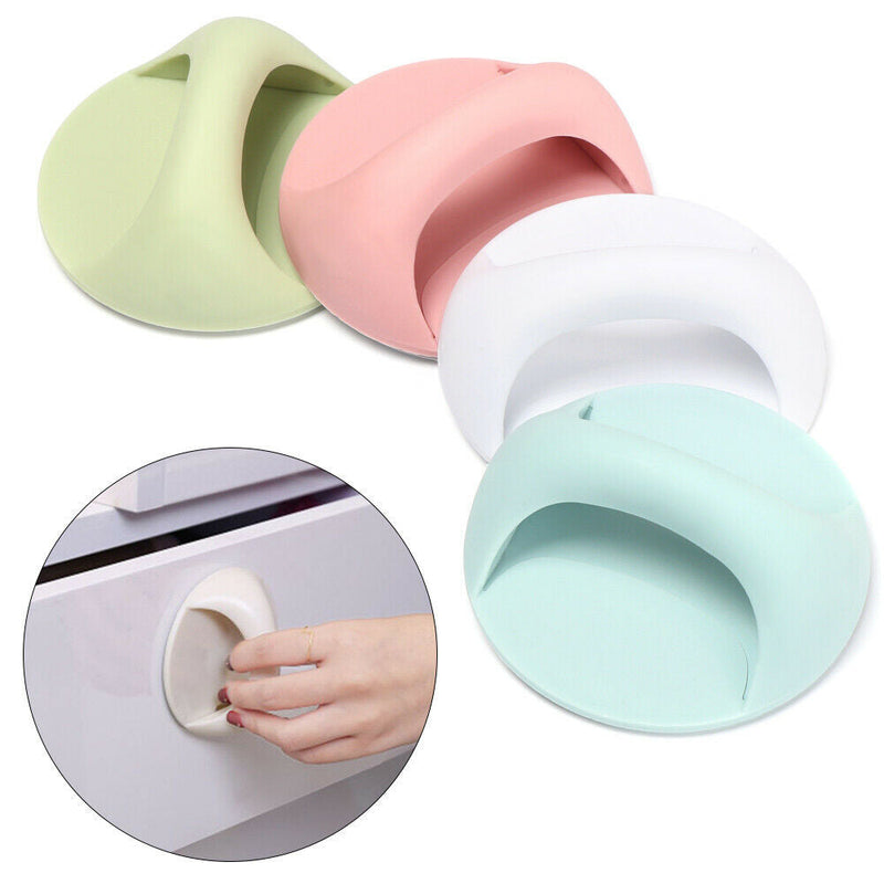 Free shipping- 6pcs Multi-purpose Self-adhesive Auxiliary Knobs Furniture Door Handle