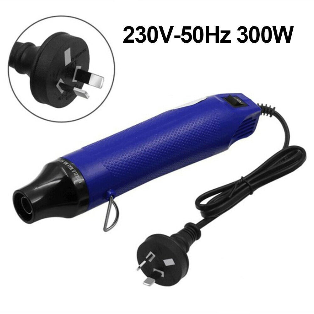 300W Heat Gun Electric Hot Air Gun Kit Hot Wind Blower Tools DIY Portable