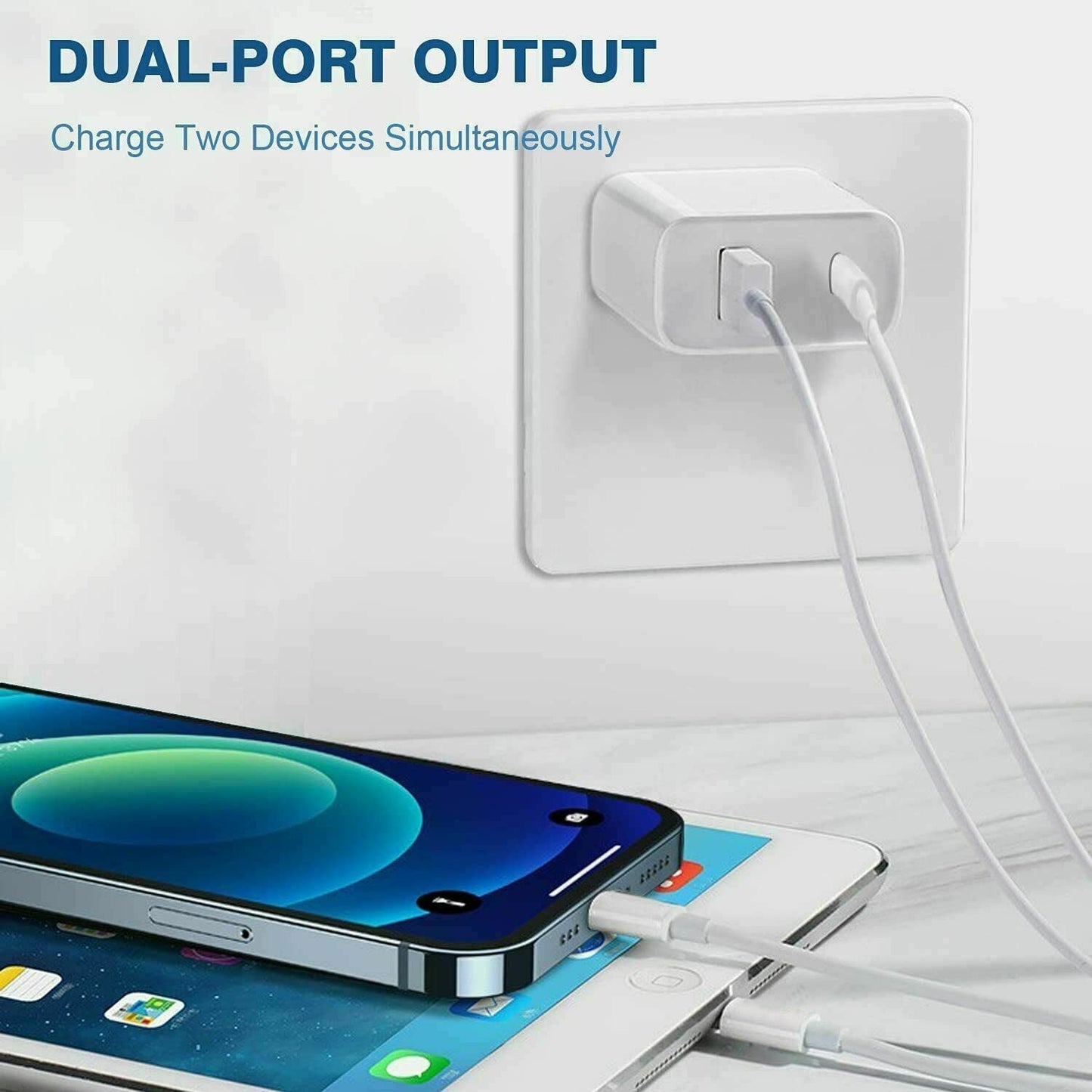 20W DUAL USB+Type C QC3.0+PD Quick Charger AU Wall Plug Adapter