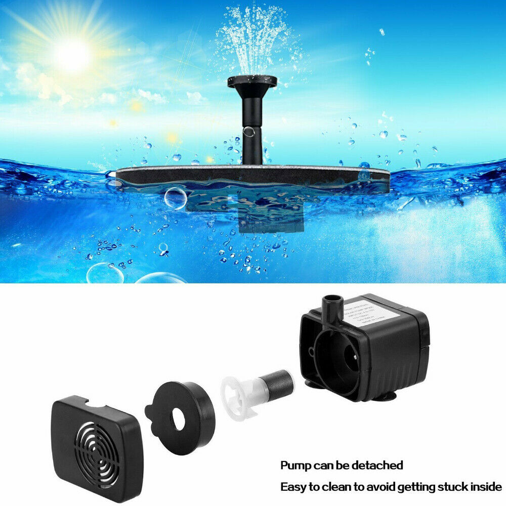 Free shipping- Submersible Solar Fountain Pond Pump