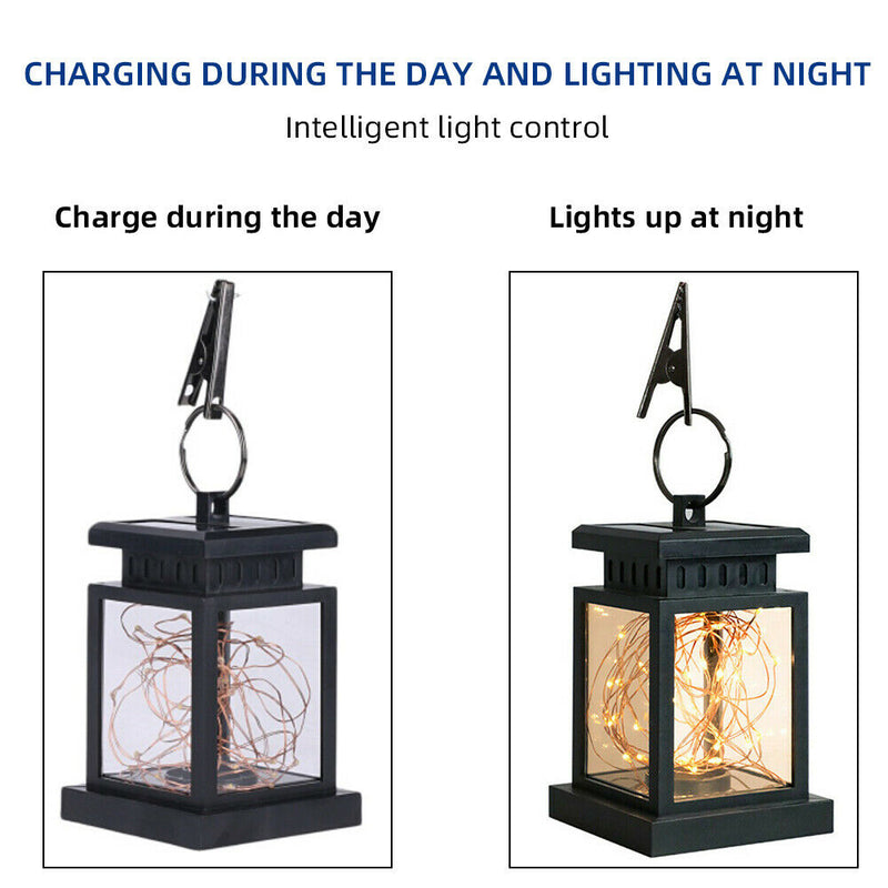 LED Solar Waterproof Hanging Lantern