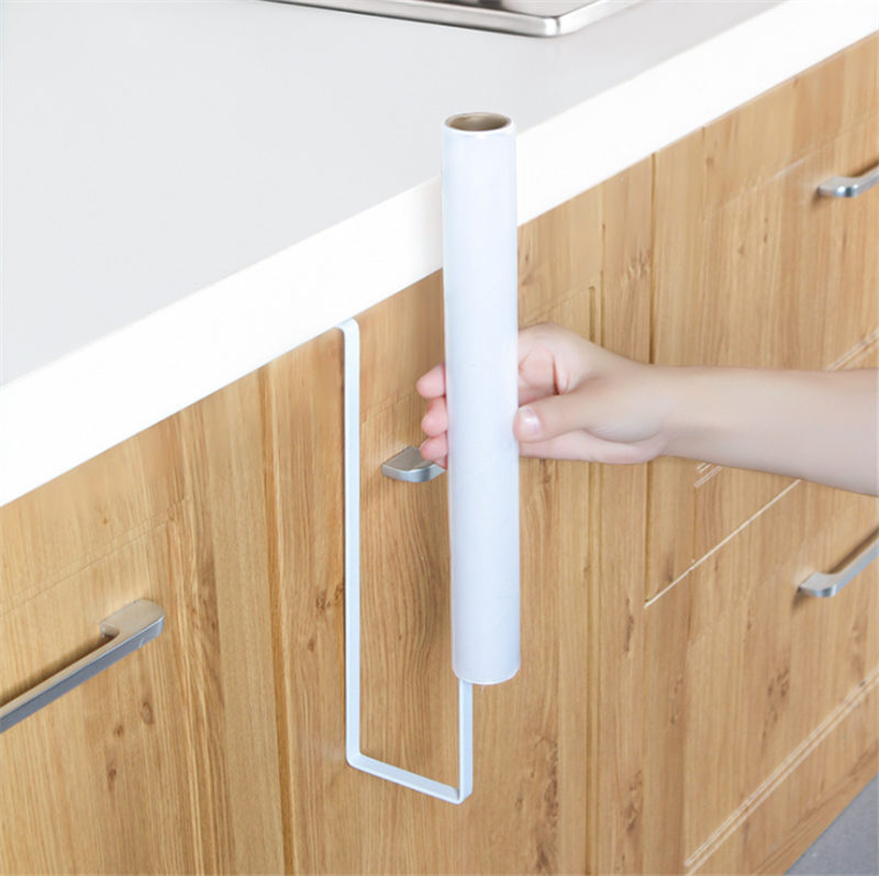 Free shipping- Metal Towel Roll Holder Hanging Rack