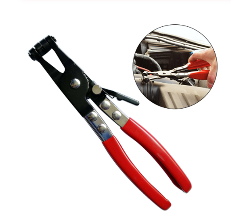 Hose Clamp Pliers Band Flat Ring Install Pliers Mechanics Auto Repair Tools