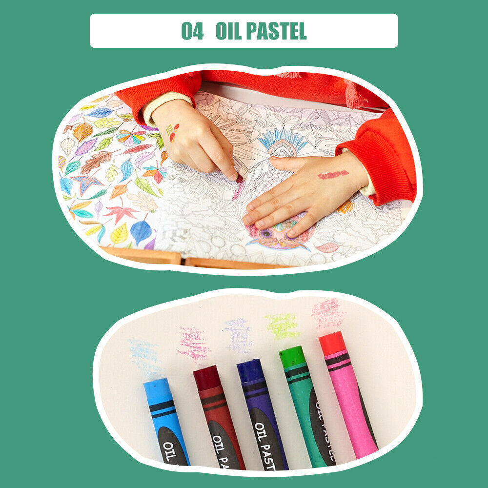 150Pc Kids Painting Pen Set Fine Art Marker DIY Poster Gift Card Writing Drawing