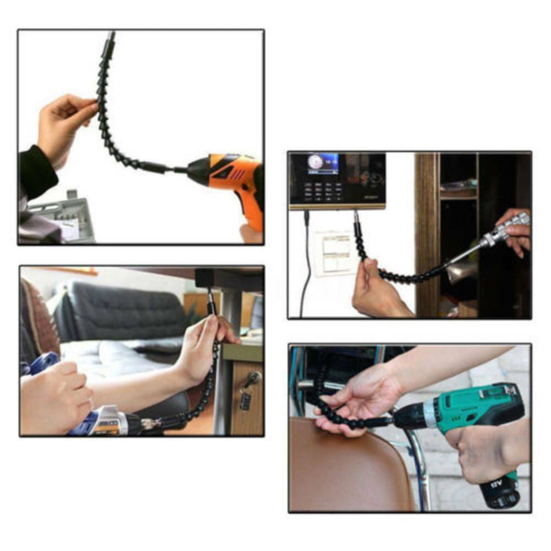 Free shipping- 30CM Flexible Drill Bit Extension Shaft Right Extension and Bit Bits Connecting