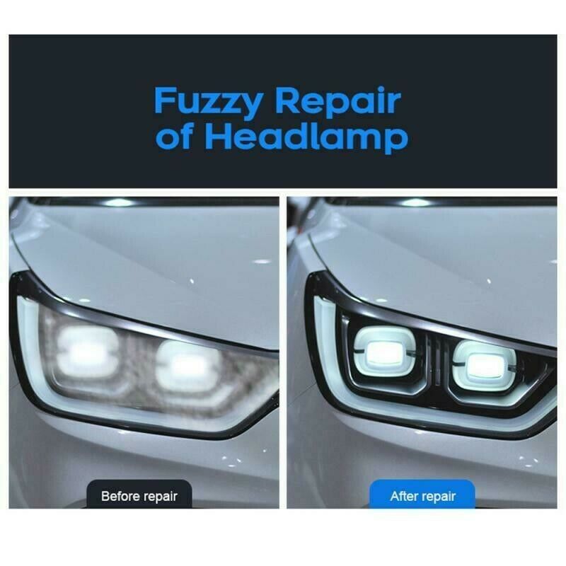 Car Headlight Restoration Kit Clear Lens