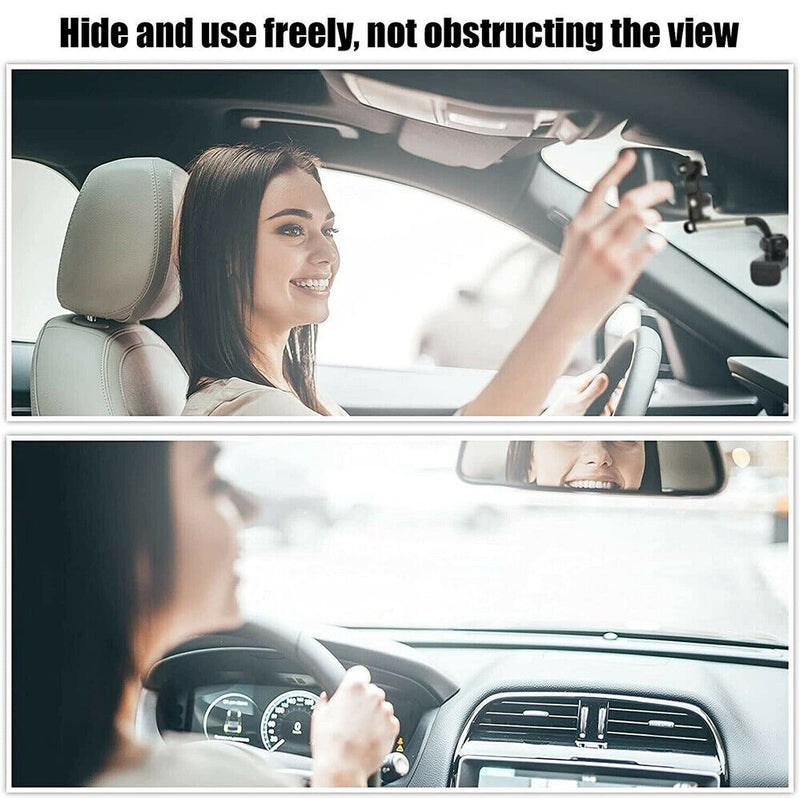 360° Rotation Car Truck Phone Holder Rearview Mirror Mount For Mobile Phone GPS