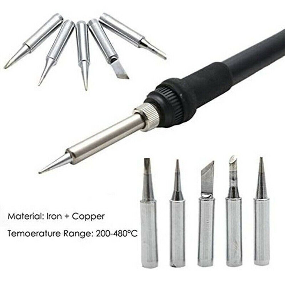 10 Pack Solder Soldering Iron Tips Standard Size Accessories Electrical